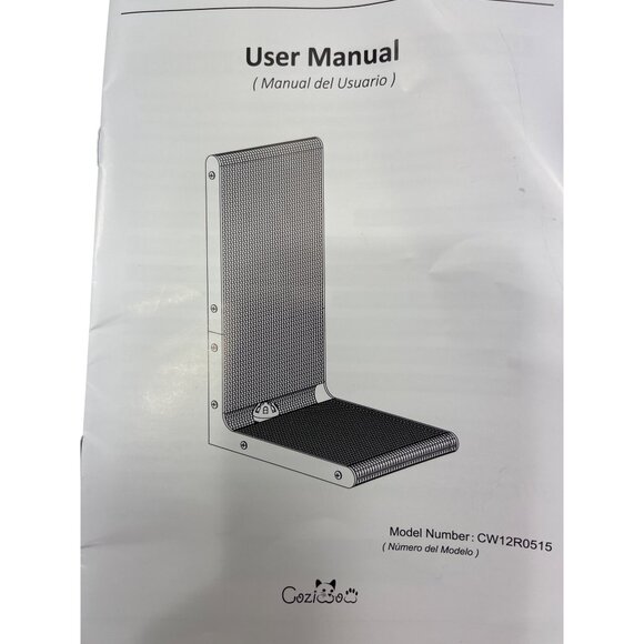 Coziecat Cat Scratcher Lounge CW12R0515 With Accessories & User Manual C284 - Picture 3 of 5